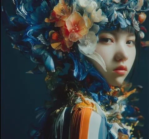 科幻星际题材封面，飞船掠过星球表面